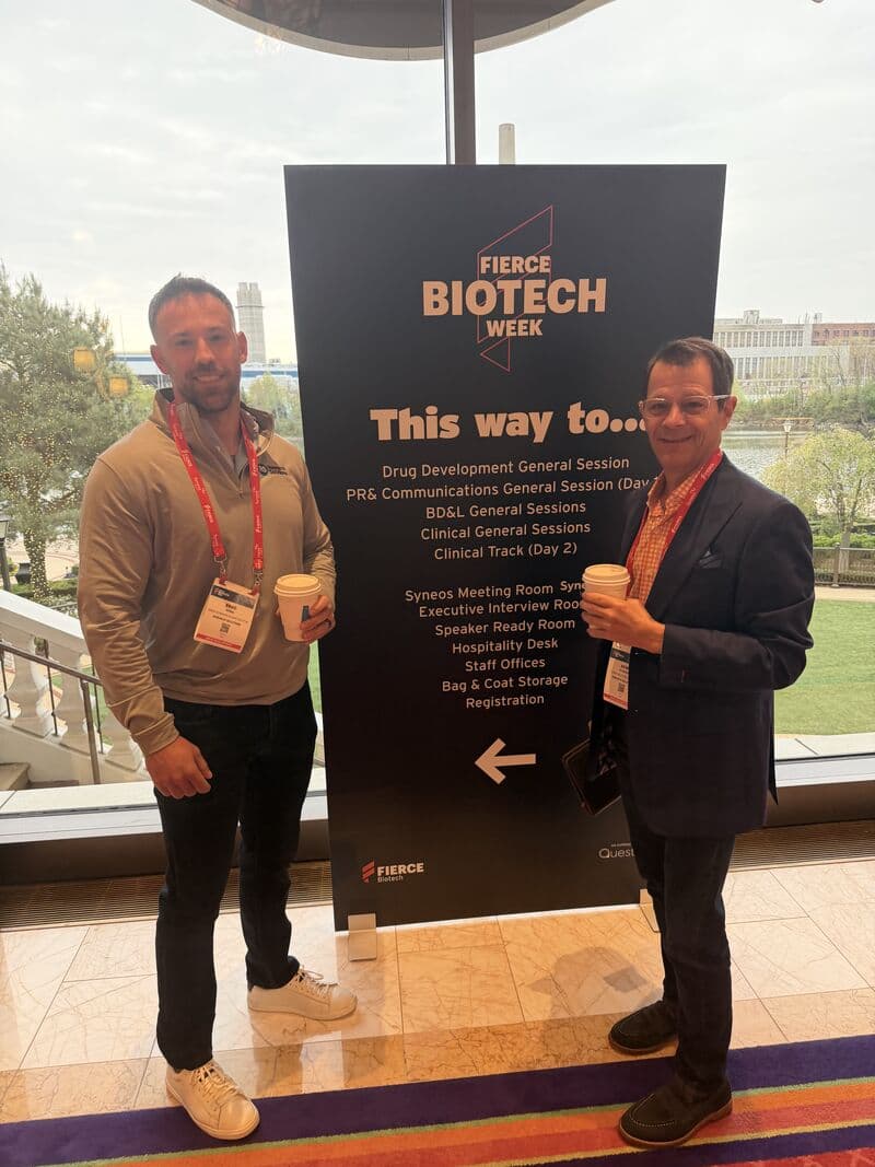 Team members at Fierce Biotech Week